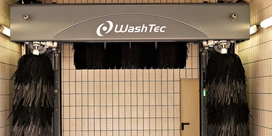 waschanlage des autohaus müller in rechberghausen